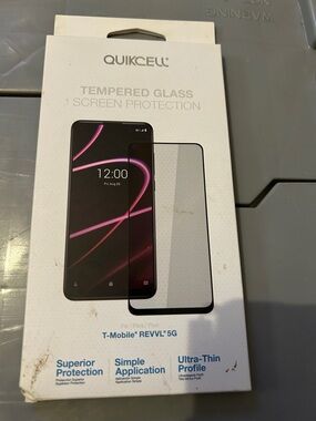 Tempered Glass Screen Protector for T-Mobile REVVL 5G - Black Trim